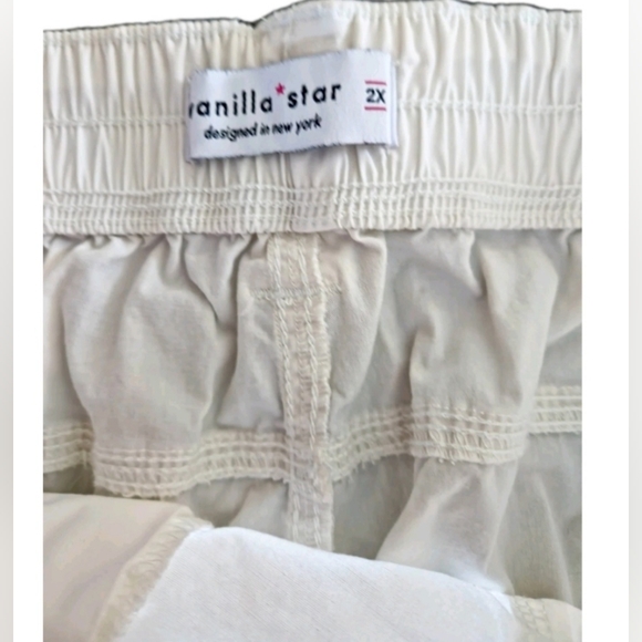 Vanilla‎ Star Womens White Stretch Cargo Pants Size 2xl Streetwear Comfy - Picture 2 of 7